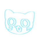 デコレーションアレンジするスタンプ水色（個別スタンプ：5）