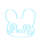 デコレーションアレンジするスタンプ水色（個別スタンプ：6）