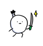 しらたまざむらい（個別スタンプ：32）