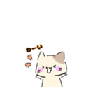 ねこにゃん 茶シロ（個別スタンプ：10）