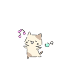 ねこにゃん 茶シロ（個別スタンプ：16）