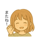 優しい落ち着いた女性のLINEスタンプ（個別スタンプ：8）