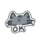 手書きネコ挨拶（個別スタンプ：9）