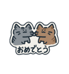 手書きネコ挨拶（個別スタンプ：13）