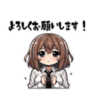 がんばりOLちゃんの日常（個別スタンプ：7）