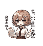 がんばりOLちゃんの日常（個別スタンプ：18）