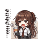 がんばりOLちゃんの日常（個別スタンプ：22）
