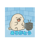 ぽっちゃりまるアザラシ（個別スタンプ：1）
