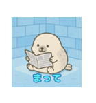 ぽっちゃりまるアザラシ（個別スタンプ：40）
