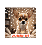 チワワたちのきもち（個別スタンプ：9）