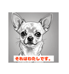 チワワたちのきもち（個別スタンプ：34）