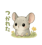 チンチラのスーさんと一緒 -春-（個別スタンプ：18）