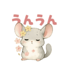 チンチラのスーさんと一緒 -春-（個別スタンプ：31）