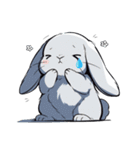 うさぎの日常会話 (1)（個別スタンプ：7）