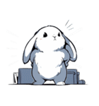 うさぎの日常会話 (1)（個別スタンプ：16）