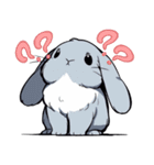 うさぎの日常会話 (1)（個別スタンプ：17）