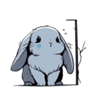 うさぎの日常会話 (1)（個別スタンプ：18）