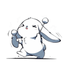 うさぎの日常会話 (1)（個別スタンプ：23）