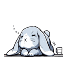 うさぎの日常会話 (1)（個別スタンプ：27）