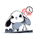 うさぎの日常会話 (1)（個別スタンプ：30）