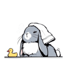 うさぎの日常会話 (1)（個別スタンプ：38）