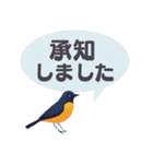 敬語/丁寧語 小鳥のスタンプ（個別スタンプ：7）
