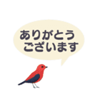 敬語/丁寧語 小鳥のスタンプ（個別スタンプ：13）