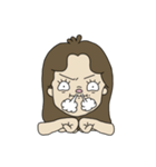 【顔文字】女の子①（個別スタンプ：2）