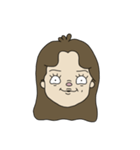 【顔文字】女の子①（個別スタンプ：14）