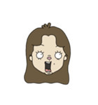 【顔文字】女の子①（個別スタンプ：20）