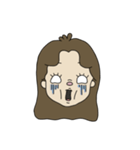 【顔文字】女の子①（個別スタンプ：21）