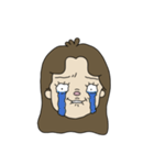 【顔文字】女の子①（個別スタンプ：24）