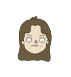 【顔文字】女の子①（個別スタンプ：29）