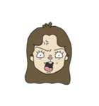 【顔文字】女の子①（個別スタンプ：30）