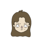 【顔文字】女の子①（個別スタンプ：33）