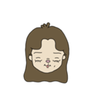 【顔文字】女の子①（個別スタンプ：35）