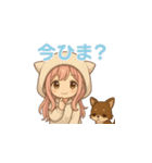 チビピンとココのほんわか日常（個別スタンプ：10）