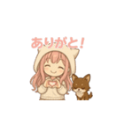 チビピンとココのほんわか日常（個別スタンプ：12）