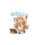 チビピンとココのほんわか日常（個別スタンプ：14）