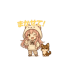チビピンとココのほんわか日常（個別スタンプ：15）