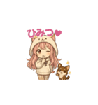 チビピンとココのほんわか日常（個別スタンプ：16）