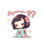 着物好きの女の子（個別スタンプ：30）