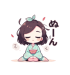 着物好きの女の子（個別スタンプ：31）