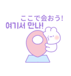 ボラウサギ (日本語/韓国語)（個別スタンプ：20）