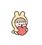もちもちうさぎ：イエローちゃん (アニメ)（個別スタンプ：2）