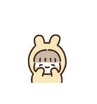 もちもちうさぎ：イエローちゃん (アニメ)（個別スタンプ：3）