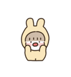 もちもちうさぎ：イエローちゃん (アニメ)（個別スタンプ：12）