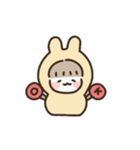 もちもちうさぎ：イエローちゃん (アニメ)（個別スタンプ：18）