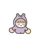 もちもちうさぎ：イエローちゃん (アニメ)（個別スタンプ：21）