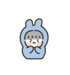 もちもちうさぎ：ブルーちゃん (アニメ)（個別スタンプ：16）
